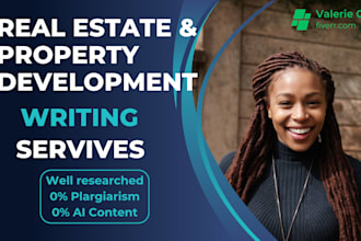 write real estate and property development content