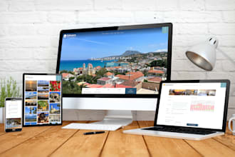 build a professional wordpress website, one pager, webshop