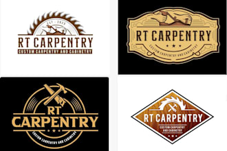 design a professional carpentry logo