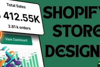 design a high converting shopify store with professional design and automation