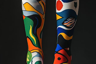 design custom and unique socks design
