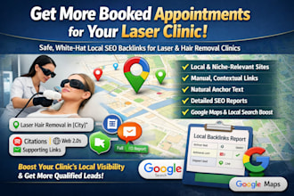 build local seo backlinks for your laser clinic website