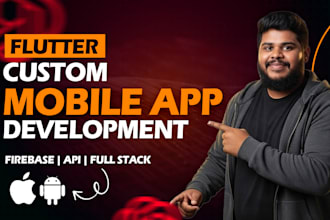 build flutter firebase mobile app mvp for android ios