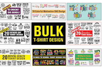 do bulk t shirt design