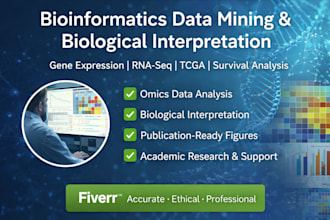 perform bioinformatics data mining and biological interpretation of omics data