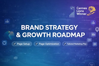 create a professional brand strategy and marketing roadmap