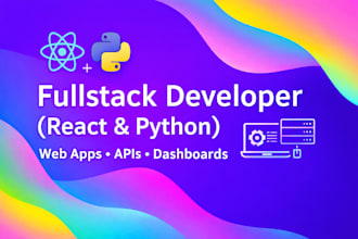 build a scalable fullstack react and python web app