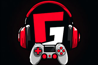 make a fantasy youtube, gaming channel logo