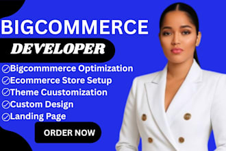 design build and customize bigcommerce ecommerce store for business brand
