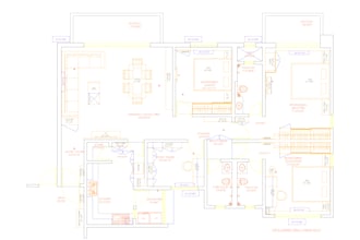 draw professional autocad 2d floor plans and interior drawings