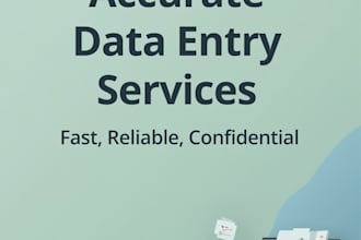 do accurate data entry