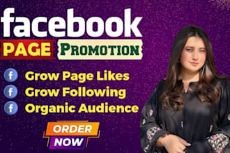 do organic facebook page promotion