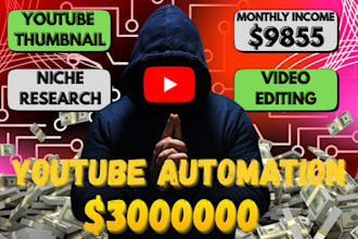 setup youtube automation channel and create cashcow videos