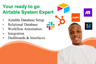 be your airtable expert for database design, dashboards and automations