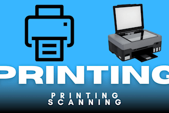 install, setup, configure network printers and scanning