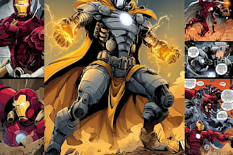 do comic book illustration graphic novel superhero comic webcomic comic artist