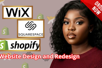 wix website design shopify website redesign squarespace clone wix development