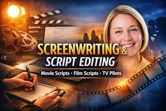 write, rewrite, and edit your movie script, screenplay, film script, or tv pilot