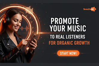promote your soundcloud music to real listeners for organic growth