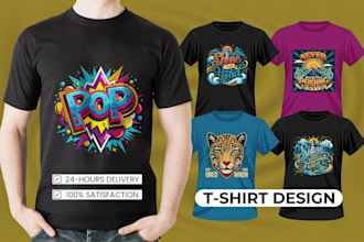 do custom typography, anime, sports, gaming, clothing, merch and t shirt logo
