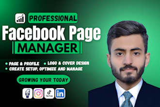 create, setup and manage facebook business page and fb page manager
