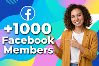 grow your 1,000 facebook members safe