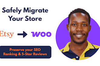 safely migrate etsy to woocommerce with SEO and review protection