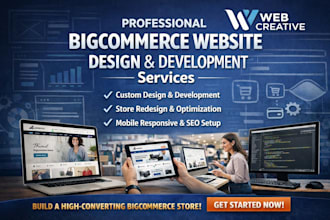 design and customize bigcommerce website development redesign bigcommerce store