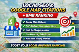 do local seo google map citations gmb ranking nap citations for shopify website