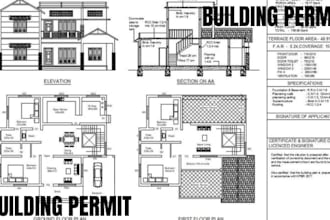 ontario with building permit with site plan and obc compliance