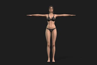 setup 3d human avatar,ue5 nsfw metahuman,fbx textures,image to 3dmodel,vrc model