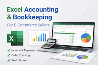 manage e commerce accounting and bookkeeping in excel