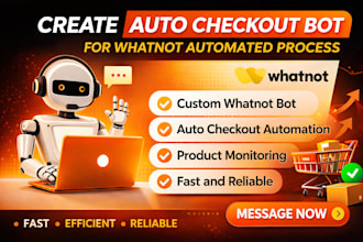 create auto checkout bot for whatnot automated process