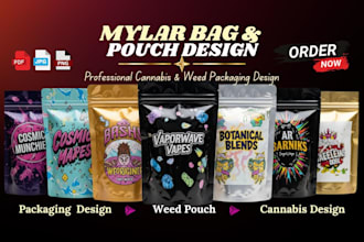 mylar bag pouch design packaging design, mylar bag weed pouch cannabis mylar bag