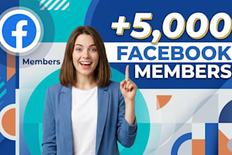 grow your 5,000 facebook members safe