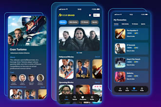 develop a custom ott or video streaming app with subscription and admin panel