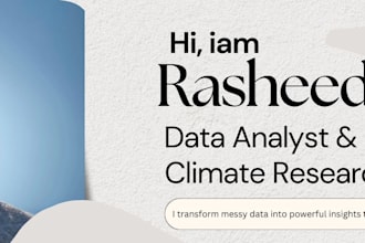 do climate data analysis using python, sql and excel