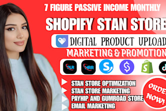 do stan store marketing, stan store setup sales funnel, stan store promotion