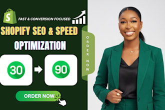 do shopify speed optimization and on page seo to boost sales