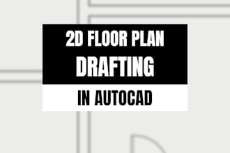 draft autocad 2d floor plans