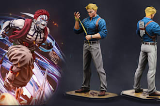 make 3d models for figurines, funko, printing and toys
