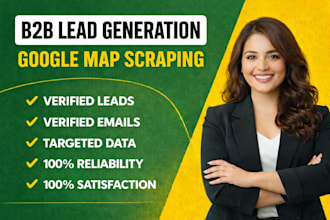 do google map scraping, b2b lead generation, web scraper
