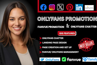 do fanvue promotion onlyfans chatter management fansly