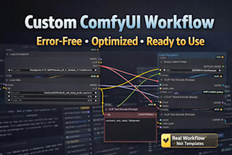 set up a ready to use comfyui ai workflow without errors