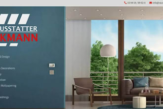 design an interior website, decor website and home styling website