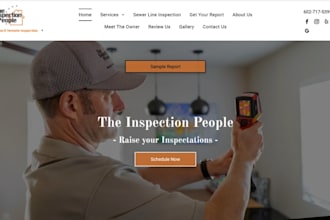 build wix home inspector website wix house checkup building survey website