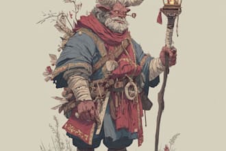 create professional dnd digital art