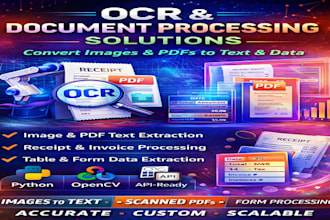 build ocr and document image processing solutions