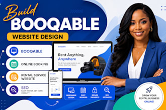 build booqable website design booqable online booking rental service website SEO