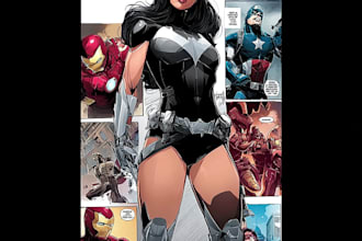 do comic book illustration graphic novel superhero comic webcomic comic artist